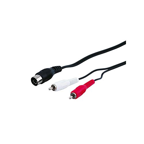 Cabo de Áudio GOOBAY (RCA - Jack 3.5mm - 1.5 m - Preto) Wentronic - Cabos de áudio e vídeo - 1.5m, RCA, jack 3.5mm, preto