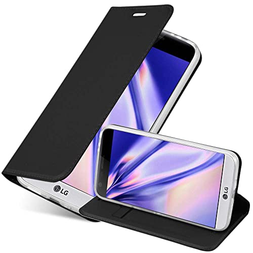 Capa LG G5 AVIZAR Wallet Preto (Acessório Informática e Tel.) CADORABO - Capas para telemóveis - lg g5, wallet, preto