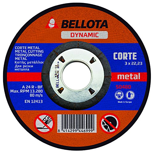 Conjunto de 2 Discos Abrasivos DYNAMIC 8 mm (Aço) Bellota - Acessórios para ferramentas - 8 mm, aço, dynamic, cortar