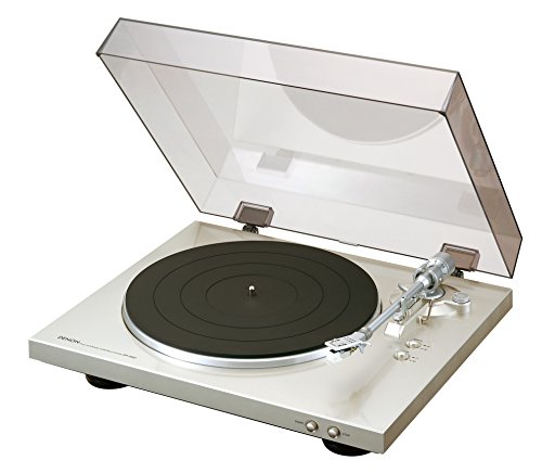 Gira-Discos DENON DP-300F (Manual - Correia - Velocidade: 33 1/3 - 45) Denon - Gira-discos e leitores de vinil - alumínio fundido, 33 1/3, 45, antivibratorio, ecualizador