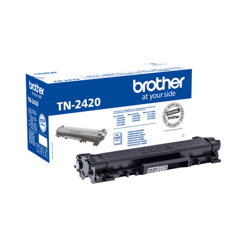 Toner BROTHER TN-2420 Preto (TN2420BK) Brother - Cartuchos de toner e jato de tinta - 3000 páginas, laser, preto, dcpl2510d, dcpl2530dw