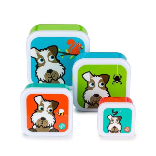 Conjunto de 3 Recipientes TUM TUM Anidando TUM TUM - Lancheiras e sacos - recipientes, tampa, plástico, BPA, limpeza
