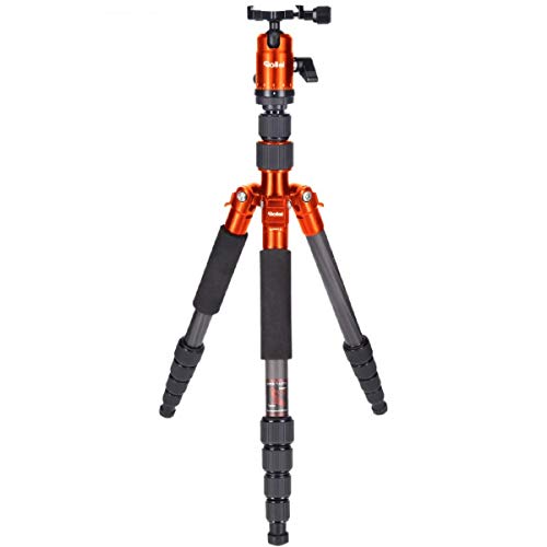 Tripés ROLLEI Compact Traveler No. 1 Orange Rollei - Tripés e monopés - compacto, 8 kg, 33 cm, laranja