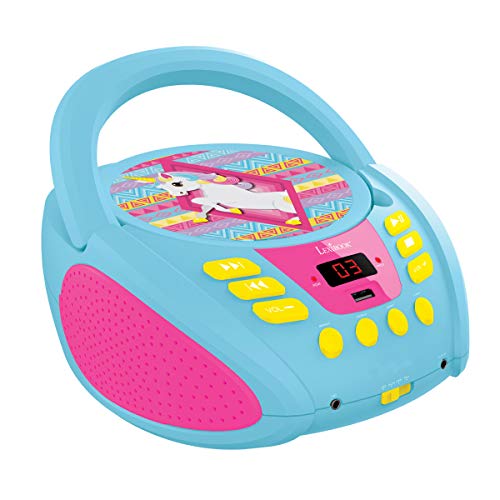 Rádio Lexibook Rcd108Uni Azul Digital Fm Pilhas E Corrente Lexibook - Reprodutores de áudio e gravadores - usb, cd, rádio FM, azul