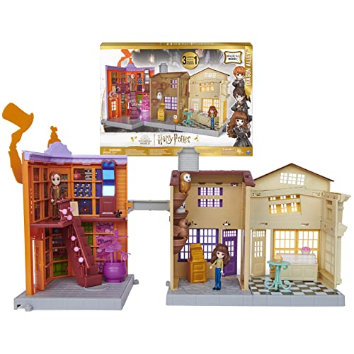 Conjunto de brinquedos de desenho animado SPIN MASTER Conjunto de Jogo 3 em 1 do Calhão Diagon Spin Master - Brinquedos - 3 em 1, helicóptero weasley, acessórios, bonecos