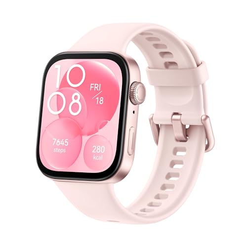 Relógio Desportivo HUAWEI Watch Fit 3 (Bluetooth - Até 10 dias de autonomia - Rosa) HUAWEI - Óculos inteligentes - bluetooth, 10 dias autonomia, rosa, táctil, localização gps