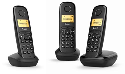 Telefone sem fio GIGASET A170 Trio Preto Gigaset - Telefonia - sem fio, trio, preto