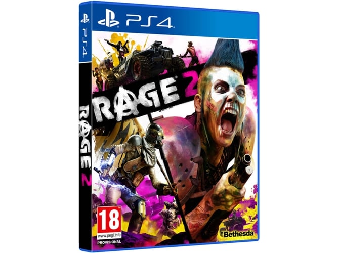 Jogo PS4 RAGE 2 (M18 - Ação e Tiros) Sony - Software de jogos de vídeo - ps4, ação, tiros, m18