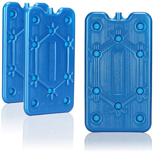 Conjunto de 3 Bloques de Gelo COM-FOUR Azul com-four - Pacotes de gelo - 3 blocos, azul, refrigerador, transportável