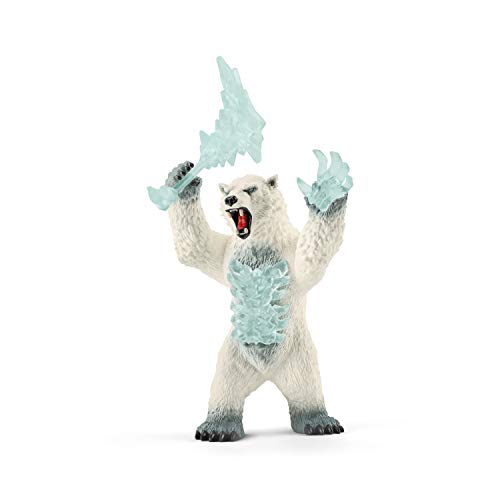 Peluche SCHLEICH Blizzard Bear with Sword Schleich - Brinquedos - peluche, blizzard bear, schleich, eldrador creatures, fearsome terror, movível