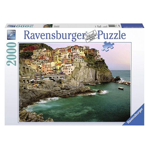Puzzle RAVENSBURGER Five Lakes Italy 2000 Peças Panorâmico Ravensburger - Quebra-cabeças de encaixar - panorâmico, 2000 peças, cartão, italia