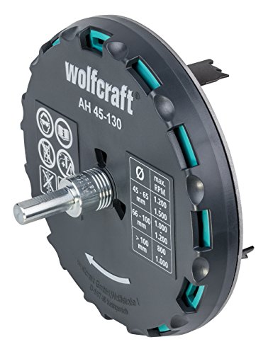 Wolfcraft 5978000 serra-copo Eléctrico Preto Wolfcraft - Acessórios para brocas e parafusadeiras - elétrico, preto, 45-130 mm, ajustável
