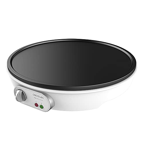 Máquina de Crepes Cecotec Fun Crepelicious 1000W Cecotec - Torradeiras e grelhadores - 1000W, branco, 3kg