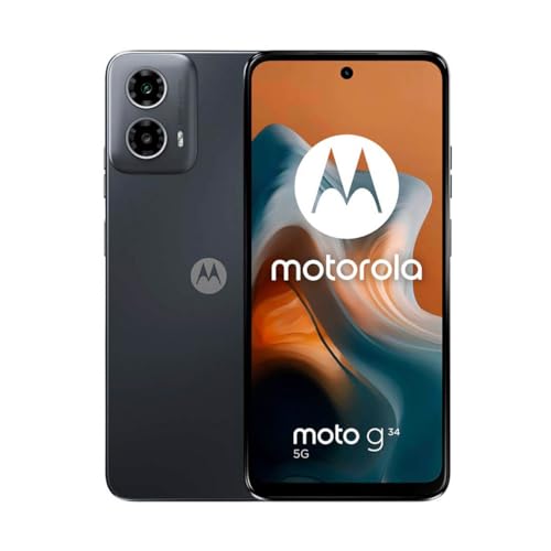 Smartphone MOTOROLA Moto G34 5G (6.5'' - 4 GB - 128 GB - Preto) Motorola - Telemóveis - 5g, 6.5 polegadas, Android 11, 4 gb ram, 128 GB