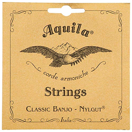 Aquila 5B New Nylgut Conjunto de cordas para banjo Aquila - Downloads de música digital - nylgut, nylon, banjo, preto