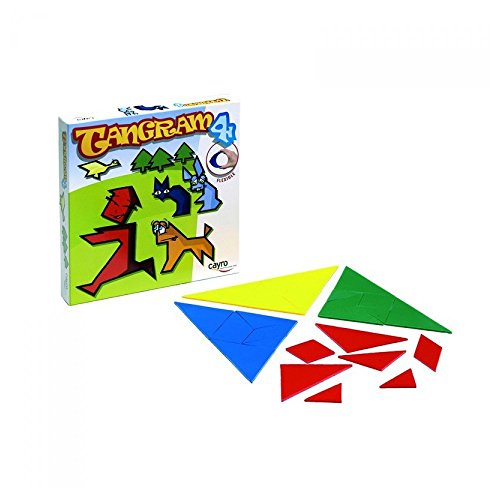 Jogo de Tabuleiro CAYRO Tangram (Idade Mínima Recomendada: 8 anos) Cayro - Jogos - jogo de tabuleiro, cayro tangram, idade mínima recomendada, 8 anos, puzzle geométrico, peças de madeira