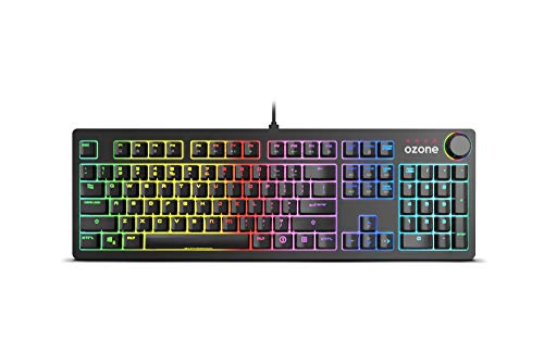 Teclado Gaming com Fios OZONE Strikeback | Idioma: Inglês US | Preto Ozone - Teclados - teclado, gaming, fios, ozone, strikeback, mecânico