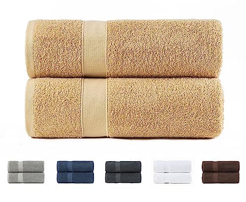 Toalha de banho dupla 100x150cm (Cinzento - Algodão) Todocama - Toalhas de banho e panos de limpeza - 100x150cm, algodão, dupla, cinzento