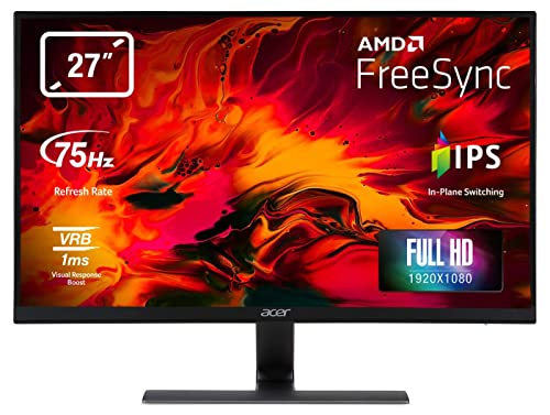 Monitor Gaming ACER Nitro RG0 (27'' - 1 ms - LED - 1920x1080 - FullHD) Acer - Monitores de computador - 27 polegadas, 1 ms, led, full hd