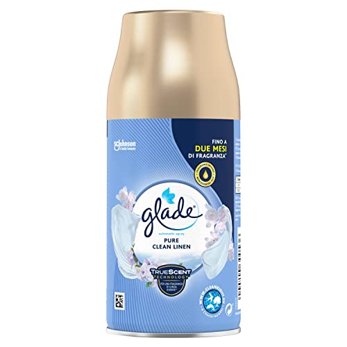 Recarga ambientador GLADE Clean Linen (300 ml) SCJohnson - Aromatizadores de ambiente - 300 ml, lavanda, laranja, 30 dias