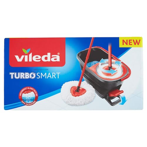Conjunto Mopa VILEDA Turbo Smart System (Recondicionado Como Novo) Vileda - Suprimentos de limpeza doméstica - mopa, vileda, turbo smart system, recondicionado como novo