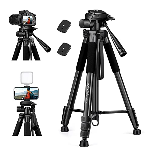 Joilcan Tripé Trípode Alumínio 65Cm Com Suporte Para Smartphones JOILCAN - Tripés e monopés - alumínio, 65 cm, ajustável, suporte smartphones