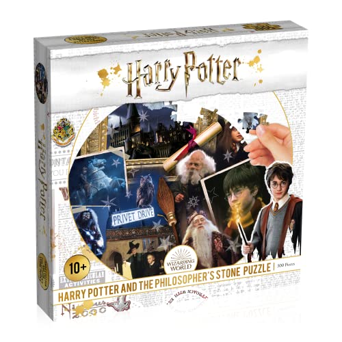 Puzzle 2D WINNING MOVES Harry Potter Puzzle Philosophers Stone (500 Peças) Winning Moves - Quebra-cabeças - 500 peças, Harry Potter, Philosopher's Stone, 27x27 cm
