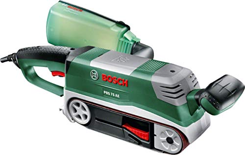 Lixadora BOSCH PBS 75 AE Professional (850 W) Bosch - Lixadeiras - 850 W, sistema correia automática, caixa microfiltro, alumínio