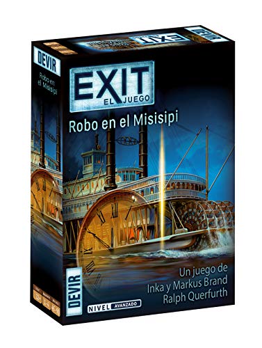 Jogo de cartas EXIT 14-ROBO EN EL MISISIPO (14 anos) Devir - Jogos - cartas, puzzle, mystery, 14 anos