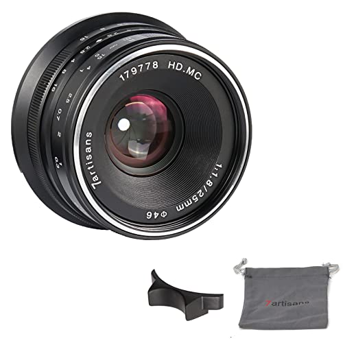 Objetiva 7ARTISANS Manual Focal Fixa 25mm f/1.8 7artisans - Peças e acessórios para câmeras - fixa, 25mm, f/1.8, distância focal