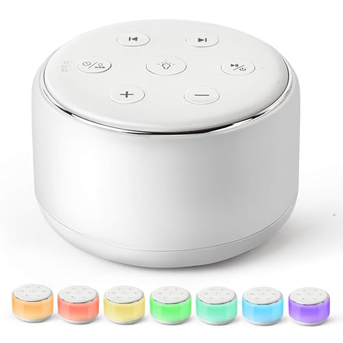 Máquina de Som Zonpor Branca e Azul (Recondicionado Como Novo) Shenzhenshiwaailukejiyouxiangongsi - Luzes noturnas e iluminação ambiente - branco, azul, led