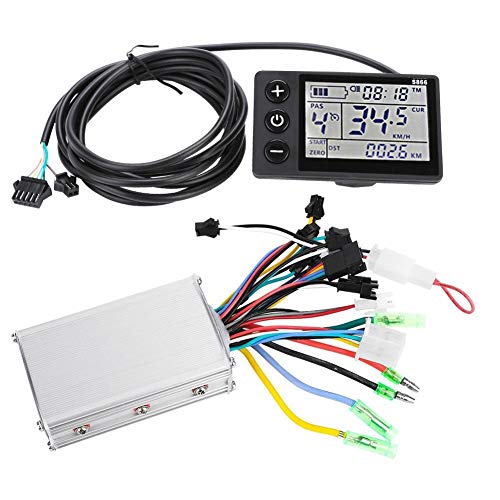 Controlador Elétrico para Scooters com Ecrã Lcd Impermeável 36V/48V 250W/350W Solomi - Variadores de frequência e velocidade ajustável - impermeável, lcd, 36v/48v, 250w/350w