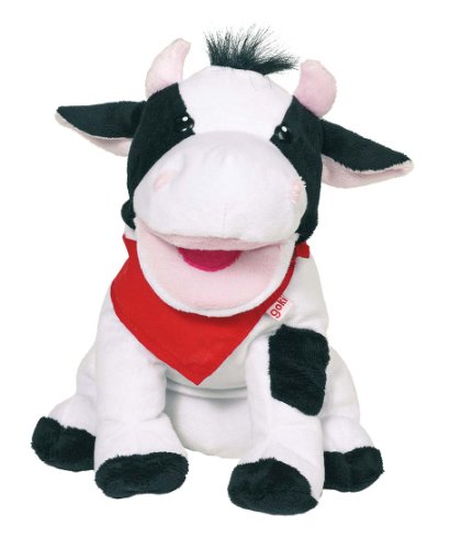 Peluche GOLLNest & Kiesel - A vaca (Idade Mínima Recomendada: 3 anos) Goki - Animais de pelúcia - peluche, microfibra, orelhas amovíveis, cauda amovível, 2,4 cm