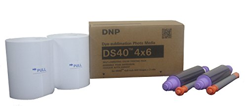 Papel Fotográfico DNP PHOTO IMAGING DS-40 DNP - Papel de impressora e copiadora - brilhante, 250g/m², alta qualidade, sem álcool