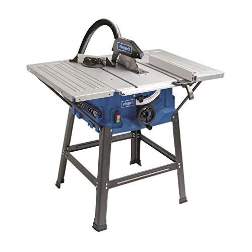 Serra Circular de Mesa Scheppach HS100S | 2000 W Scheppach - Ferramentas elétricas multifuncionais - 2000 W, 2 extensões, ajustável, proteção lâmina