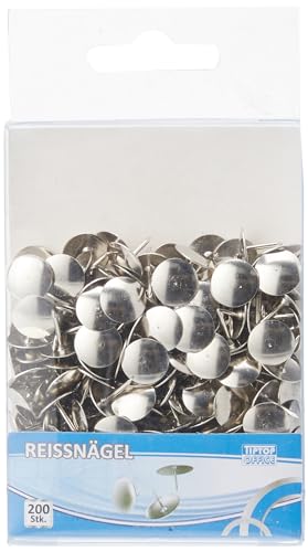 Tachuela para Impressoras TIPTOP OFFICE 405436 Gataric International Group - Alfinetes e tachas - prateado, metal