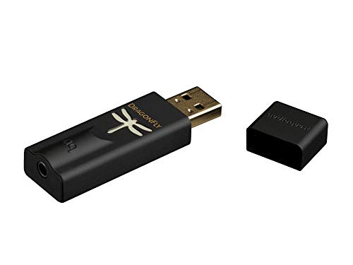 Placa de Som AUDIOQUEST Dragonfly Black Audioquest - Conversores - usb, alta fidelidade, leve, 35mm