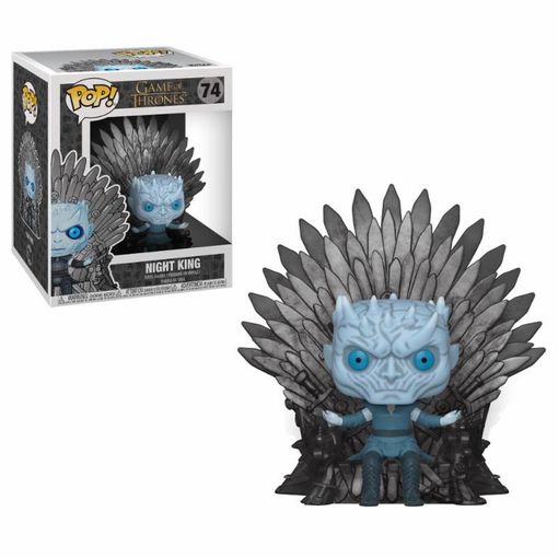 Figura FUNKO POP Games: GoT- Night King (Sitting) Funko - Bonecos de ação e brinquedo - figura, vinil, 9cm, caixa transparente