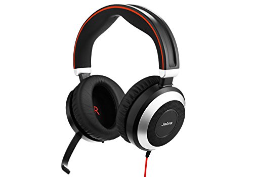 Auscultadores com Microfone JABRA Evolve 80 UC Stereo Jabra - Fones de ouvido e headsets - microfone, stereo, uc