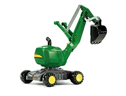 Veículo de Brincar ROLLYTOYS John Deere Digger Rolly Toys - Veículos de empurrar e pedalar - construção, escavação, braço móvel, pala giratória