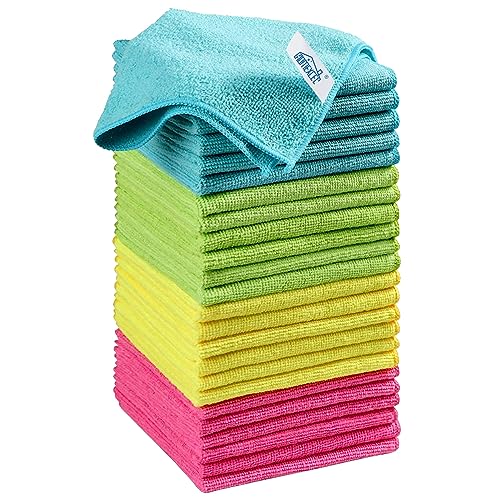 Toalha HOMEXCEL Microfibra Verde Azul Amarelo Rosa HOMEXCEL - Panos de limpeza de loja e panos de limpeza de uso geral - microfibra, verde, azul, amarelo, rosa