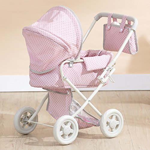 Carrinho de Bebé OLIVIAS Little World 3 em 1 Olivia's Little World - Acessórios para bonecas e figuras de ação - interior amovível, bolsa de mão, estrelismo, 3 em 1