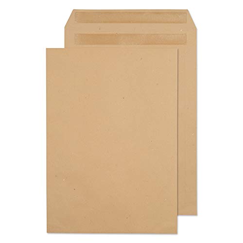 Caixa de Papelaria BLAKE C4 324X229MM 90GSM MANILLA VALUE POCKET SELF SEAL PLAIN ENVELOPES PACK OF OfficeCentre - Envelopes - 100 envelopes, papel manufaturado, 90g/m2, a4