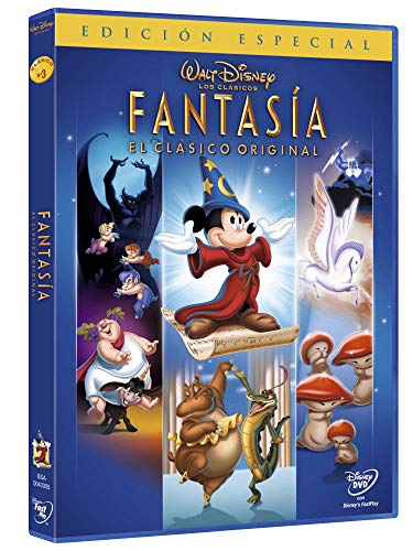 DVD Fantasia Clásico Original (Ed. Especial) (Edição em Espanhol) Disney - Dvds e vídeos - dvd, fantasia, clásico, especial, edição em espanhol
