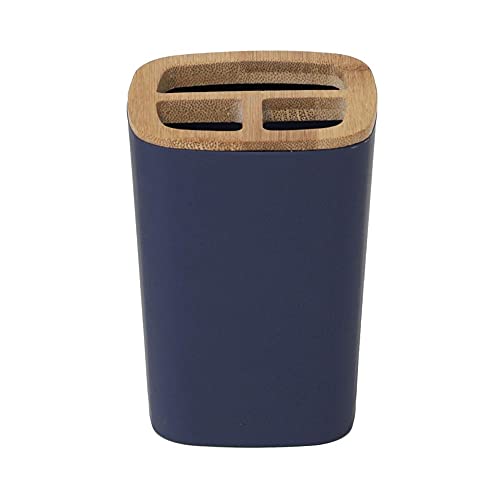 Porta Escovas de Dentes Tendance Azul (Recondicionado Sinais de Uso) TENDANCE - Porta-escovas de dentes - alta qualidade, design bambu, resistente humidade, compacto