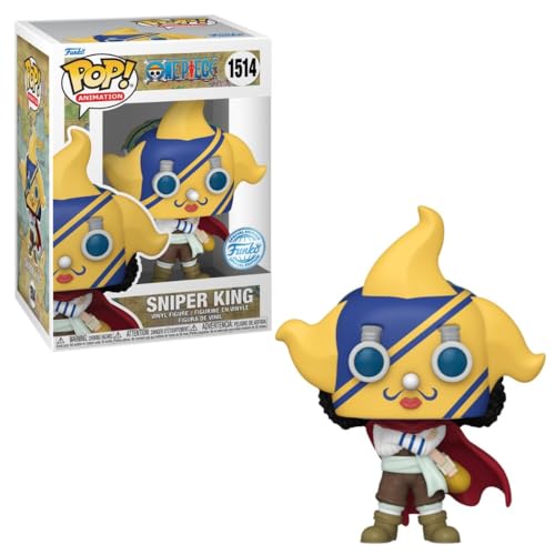 Figura FUNKO POP! One Piece- Snipper King (Special Edition) Funko - Bonecos de ação e brinquedo - One Piece, Snipper King, special edition, vinil, 9 cm