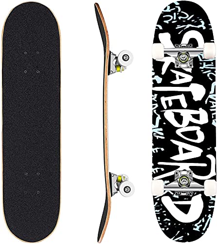 Hikole Complete Canadian Maple Skateboard 79 X 20 Cm 85A Wheels Hikole - Skates - maple, Skateboard, 85a wheels, antigolpes
