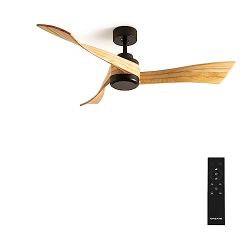 Ventoinha de Teto CREATE Windcurve (Preto - 70 W - Diâmetro: 132 cm) CREATE - Ventiladores de teto - preto, 70 W, diâmetro 132 cm