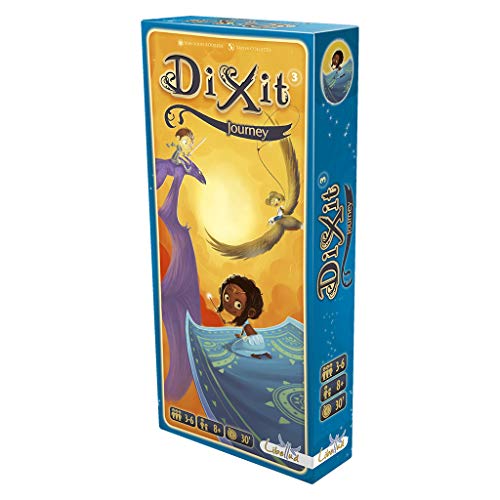 Jogo de tabuleiro LIBELLUD Dixit Extension Set Journey (14 anos) Asmodee - Jogos - 84 cartas, 6 jogadores, novo desafio, expansão Dixit