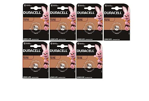 Pilhas DURACELL 1616 Lithium (7 blisteres de 1 bateria) Duracell - Baterias - lithium, CR1620, 3V, 7 pilhas